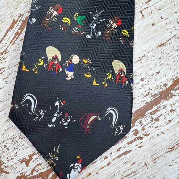 VTG 1997 Looney Tunes Mania Cartoon Character Tie - Picture 2 of 7